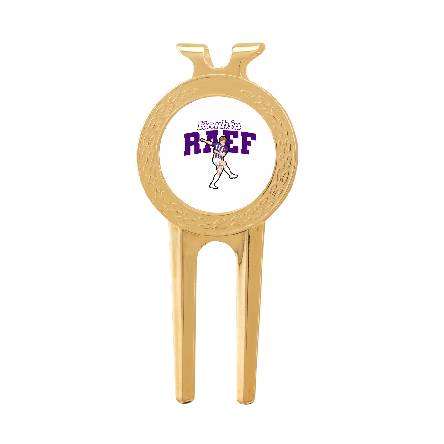 Divot Tool with Ball Marker — Name Arch in Classic