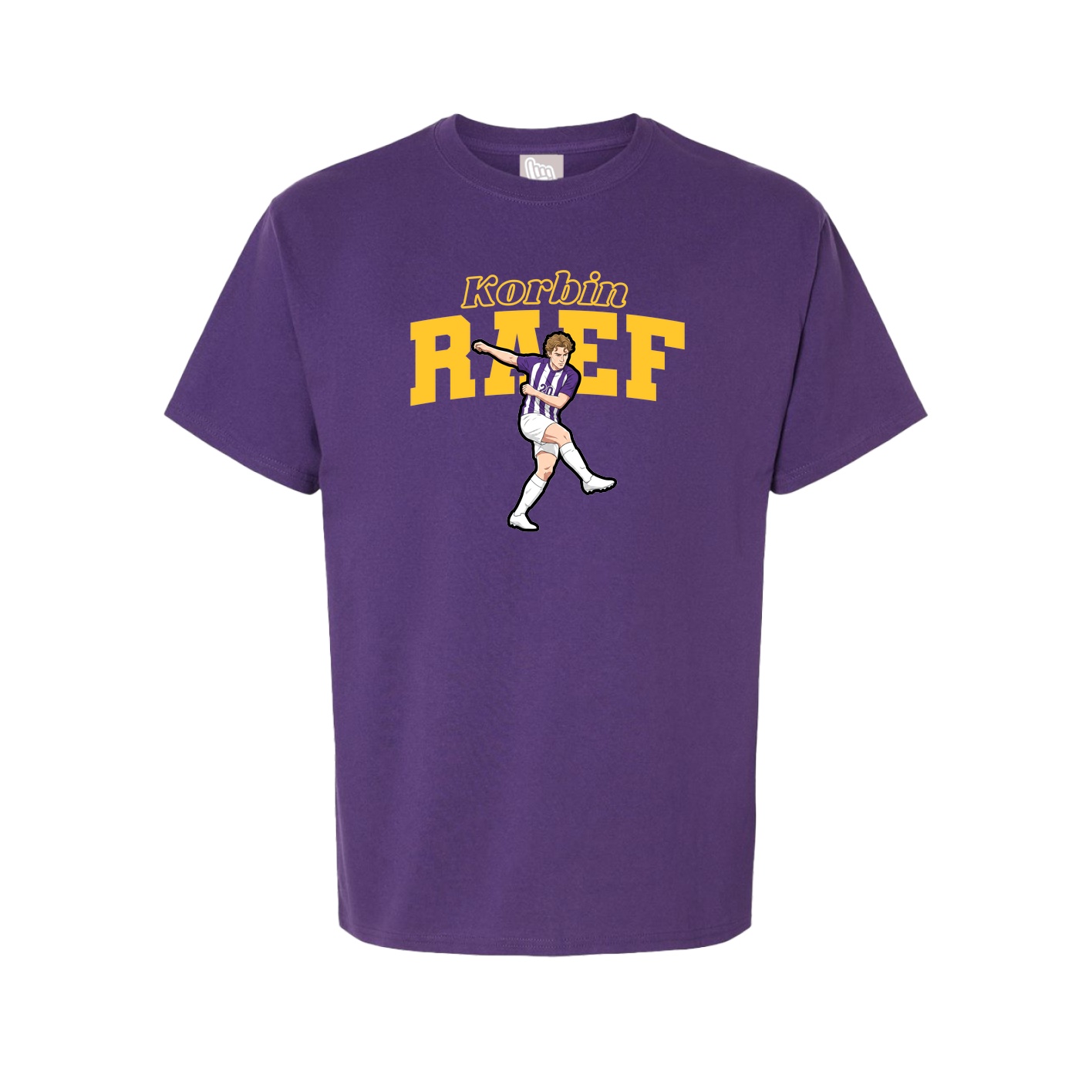 Tee — Name Arch in Purple