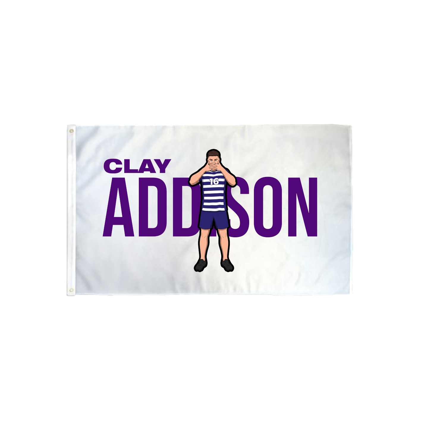 3x5 Flag — Player Name in Classic
