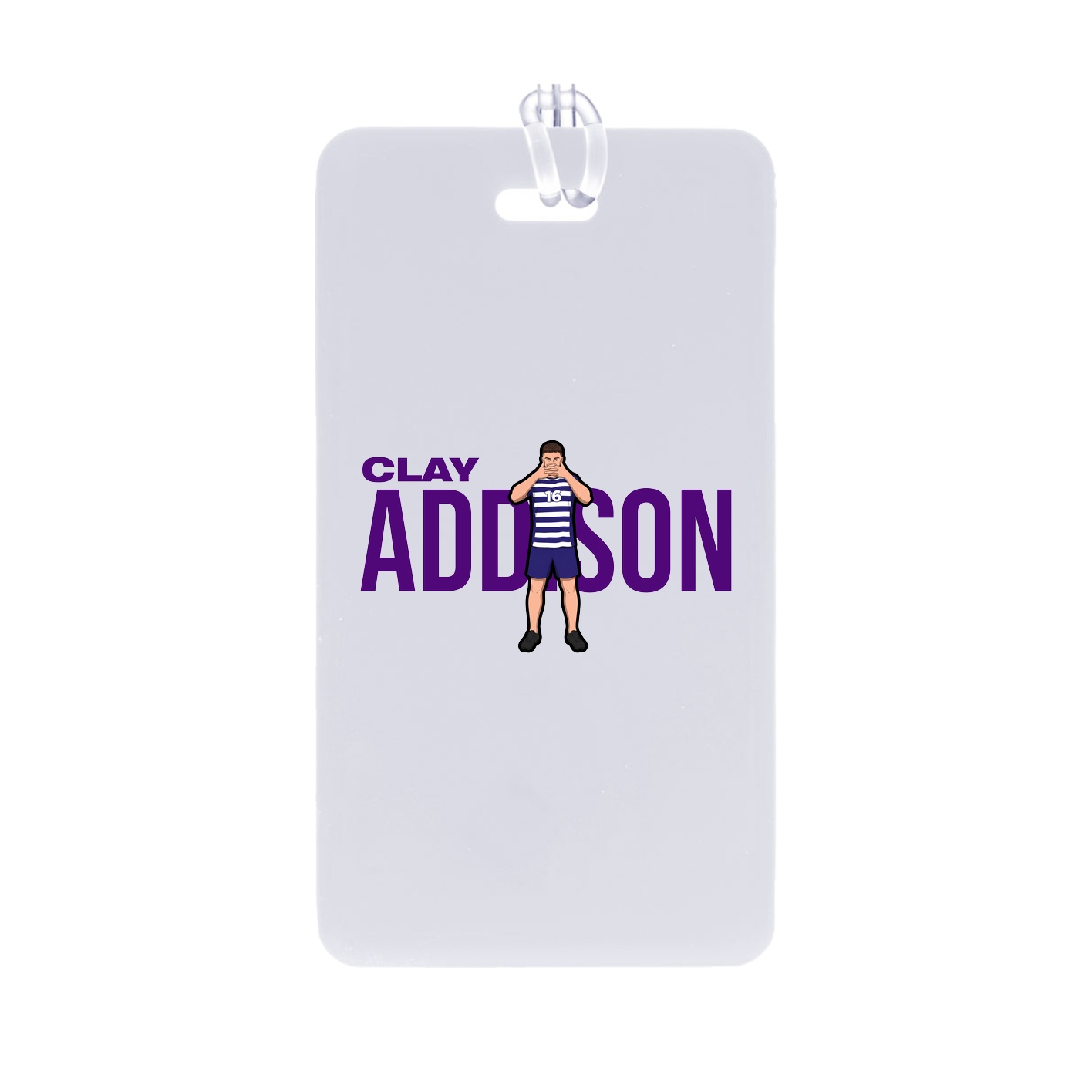 Bag Tag — Player Name in Classic