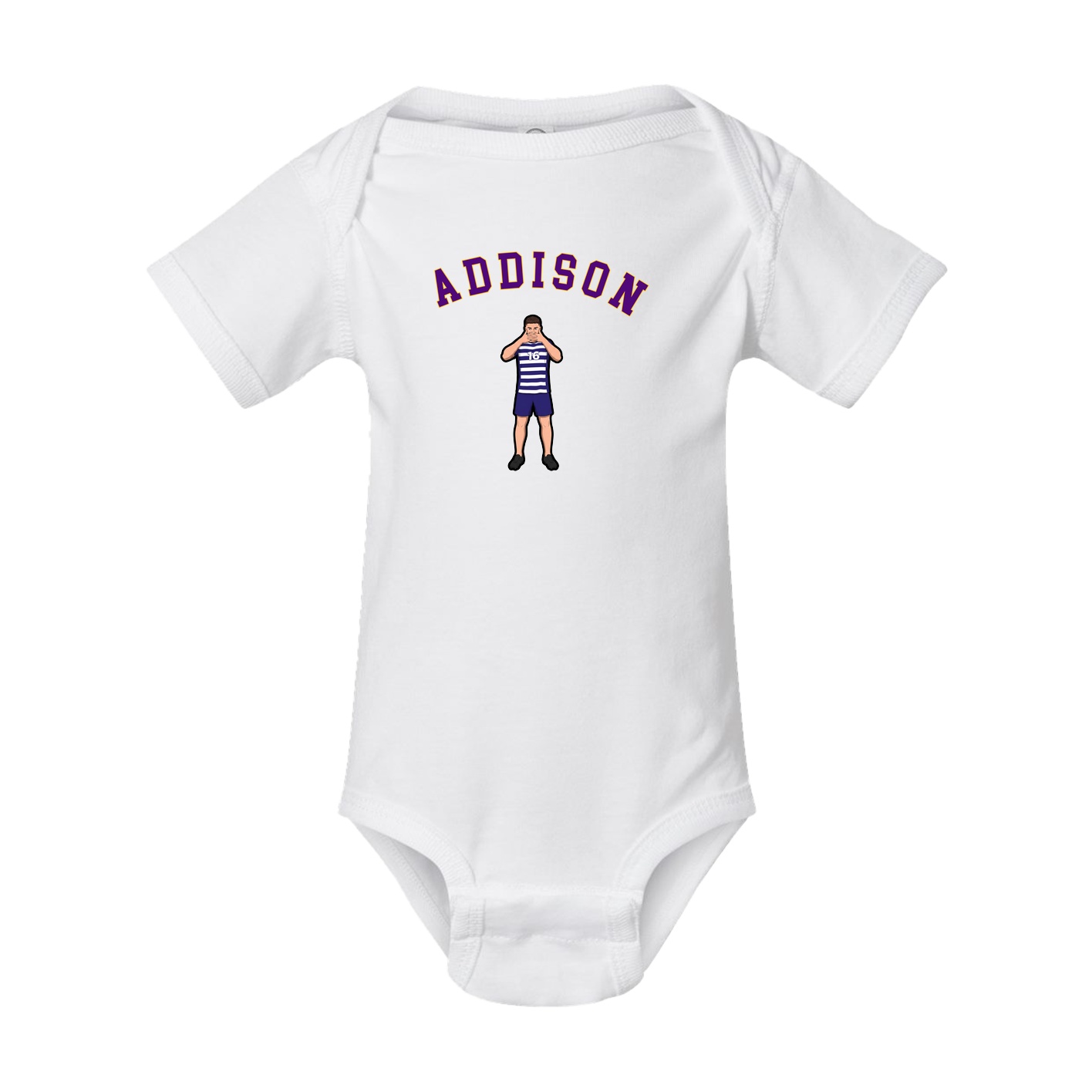Baby Onesie — Shirsey Arch in White