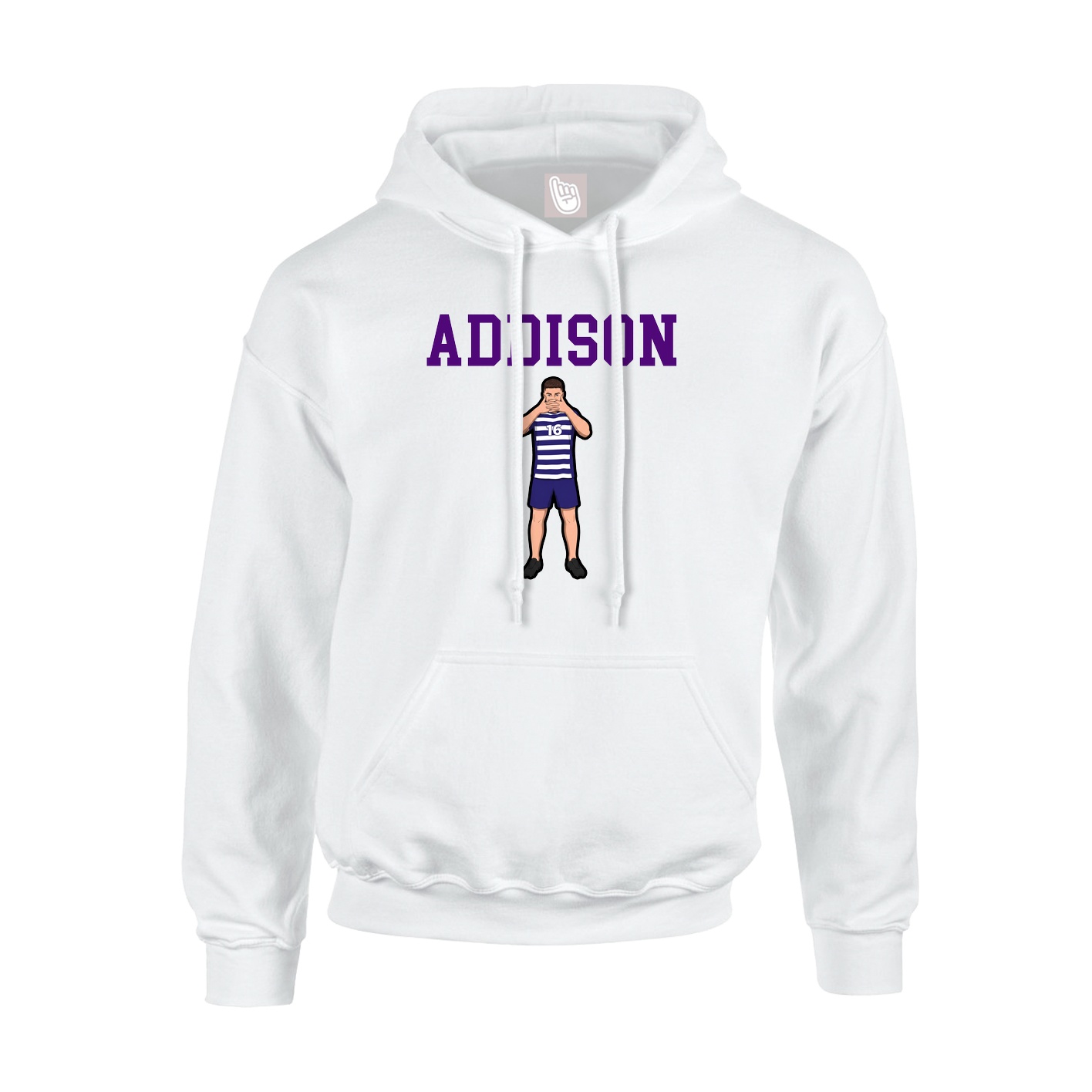 Youth Hoodie — Shirsey in White