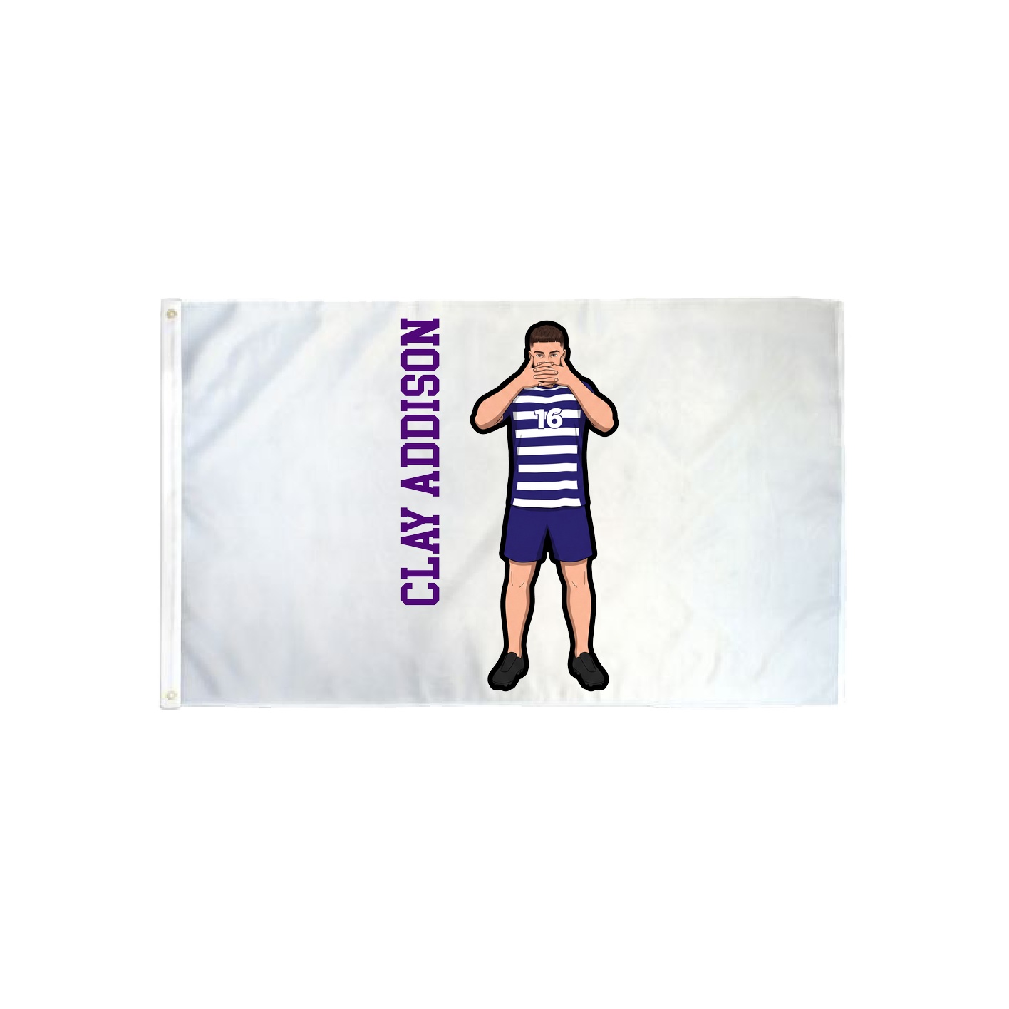 3x5 Flag — Name Vertical in Classic