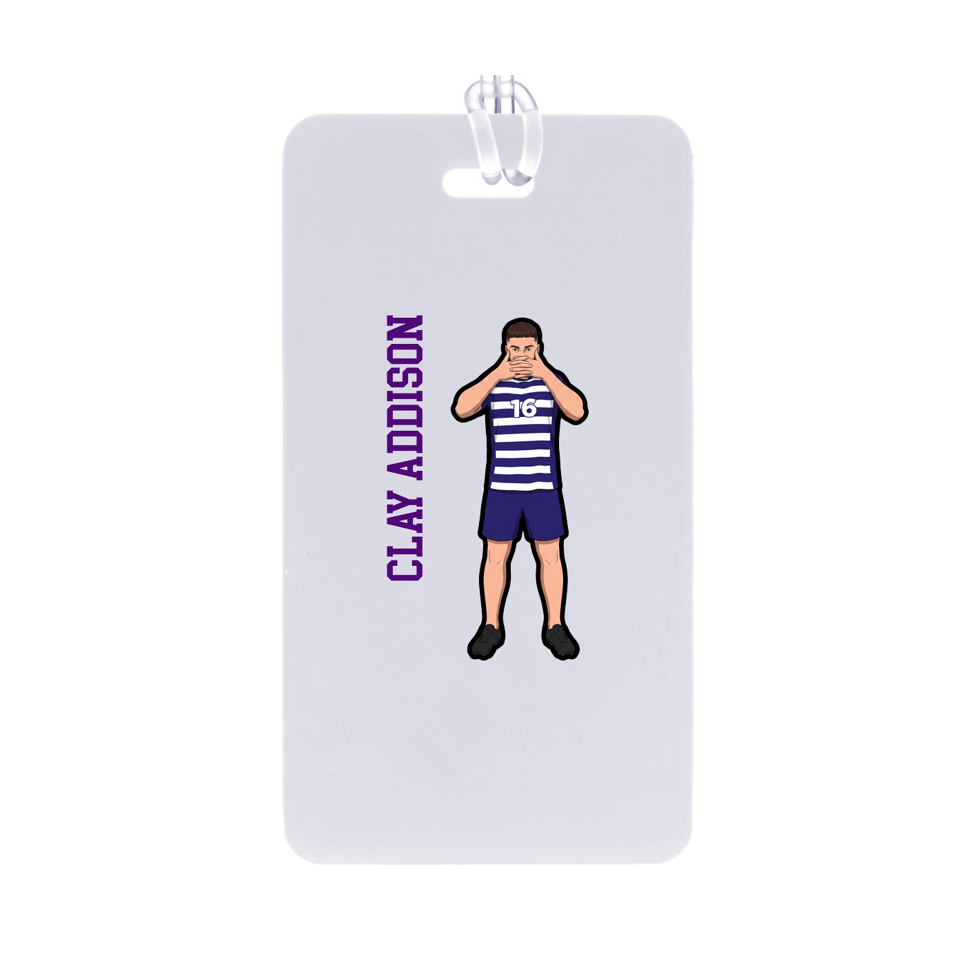 Bag Tag — Name Vertical in Classic