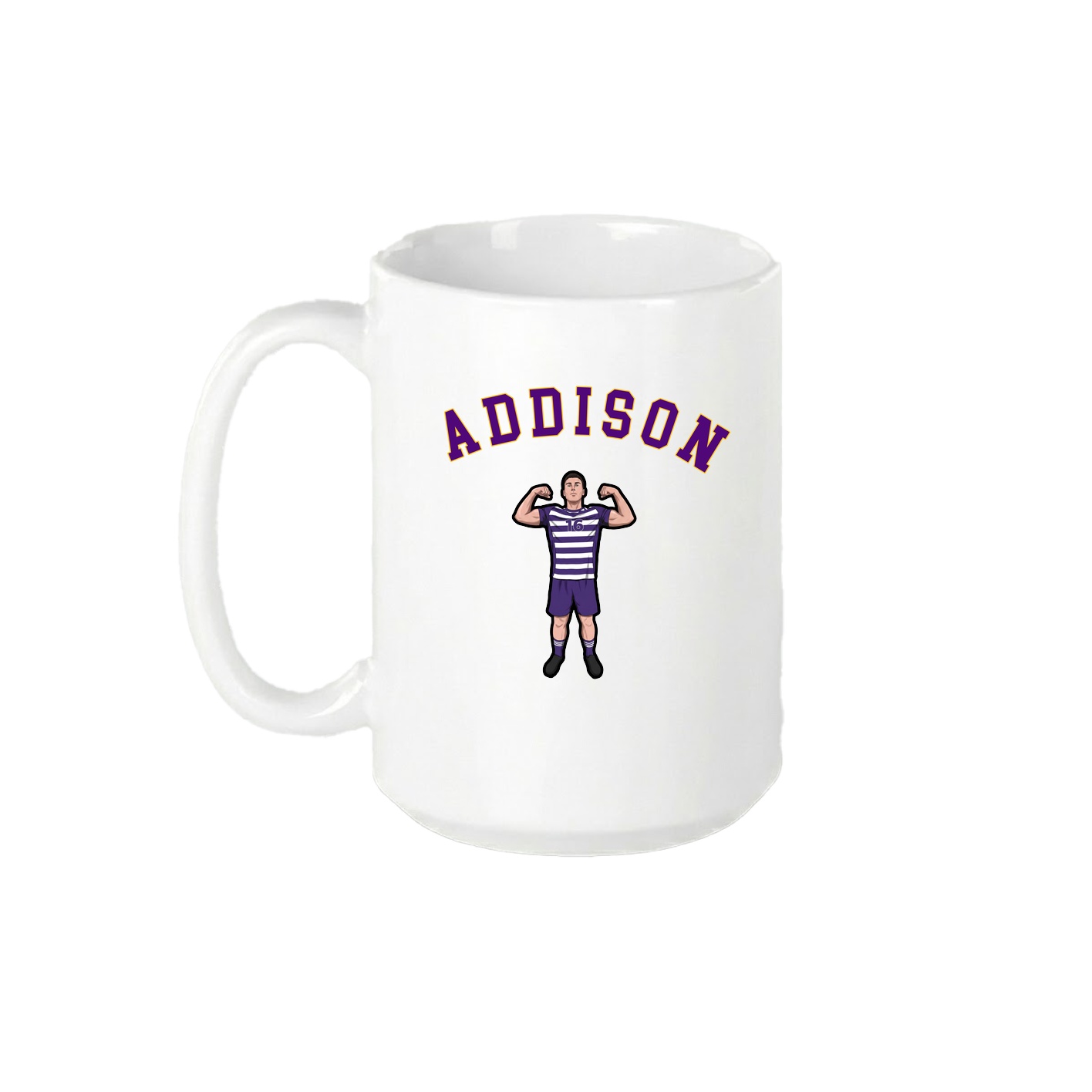 15oz Coffee Mug — Shirsey Arch in White
