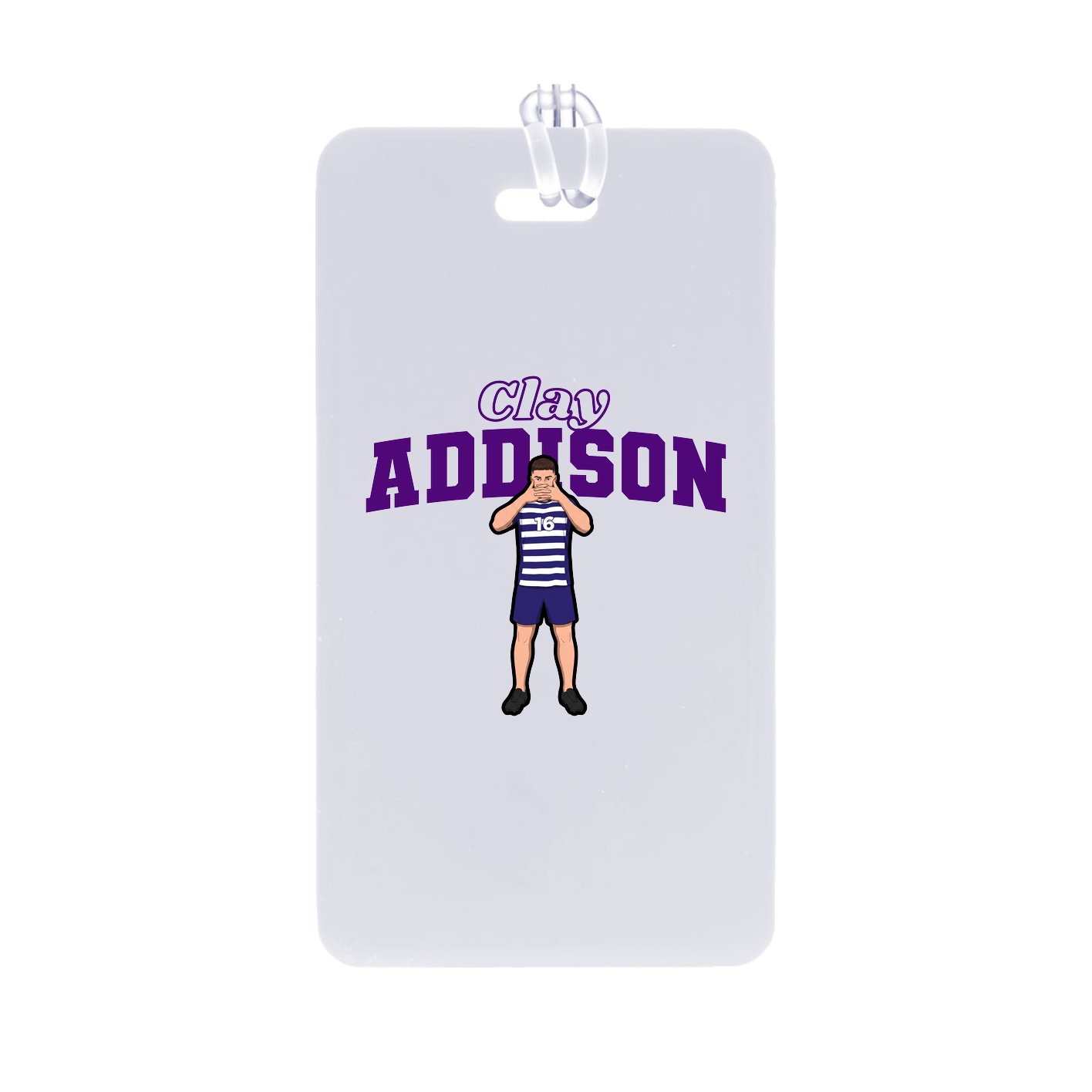 Bag Tag — Name Arch in Classic