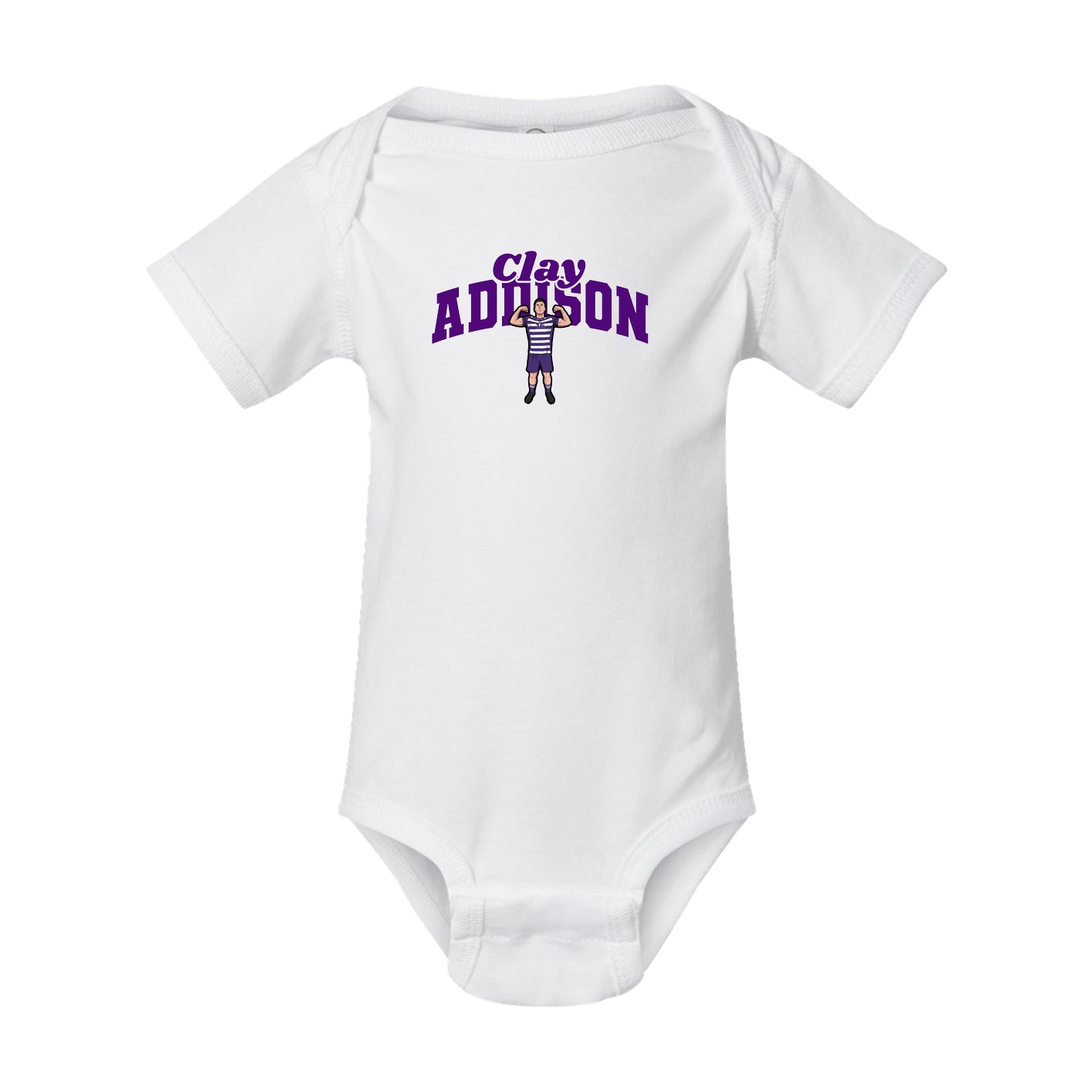 Baby Onesie — Signature Arch in White