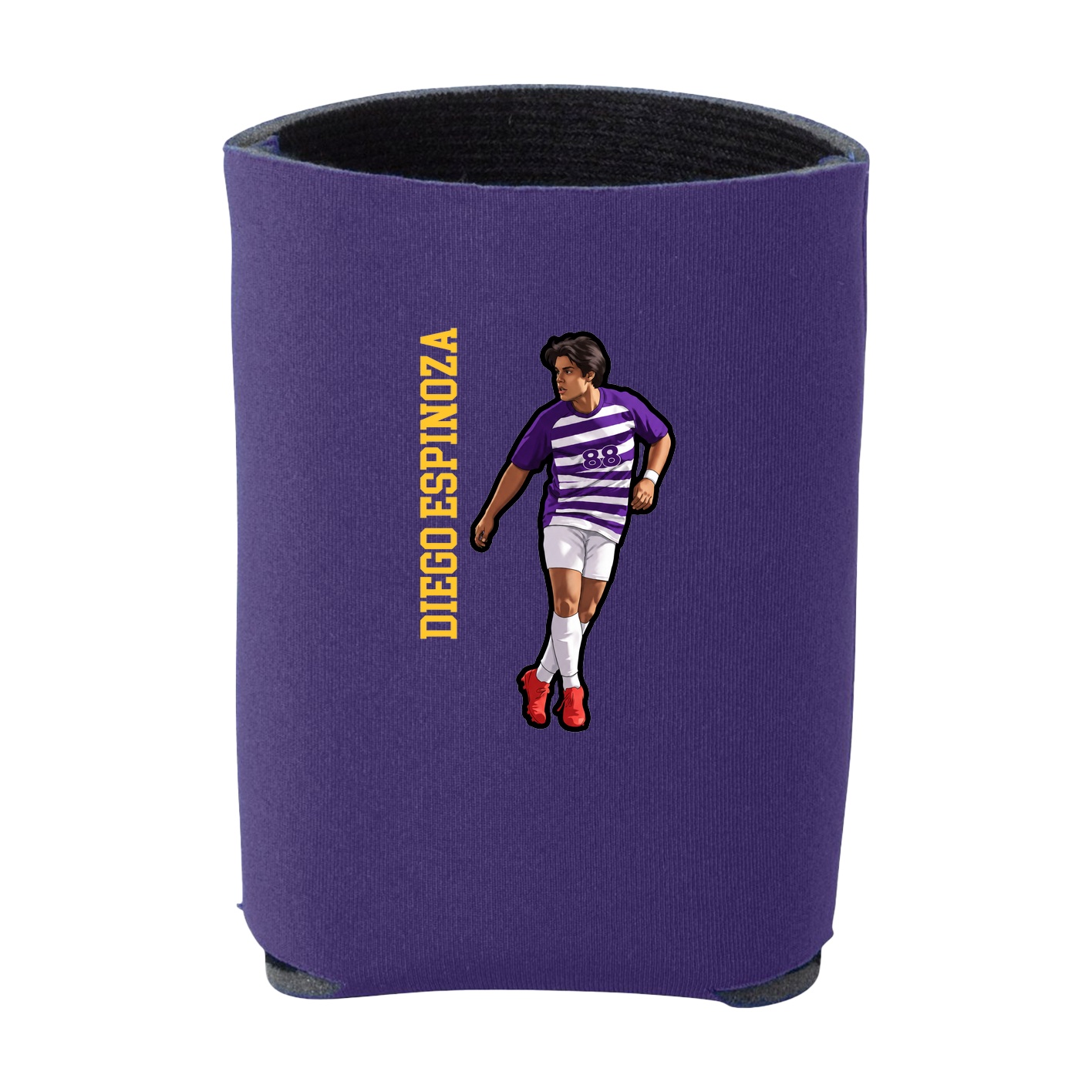 Can Holder — Name Vertical in Purple