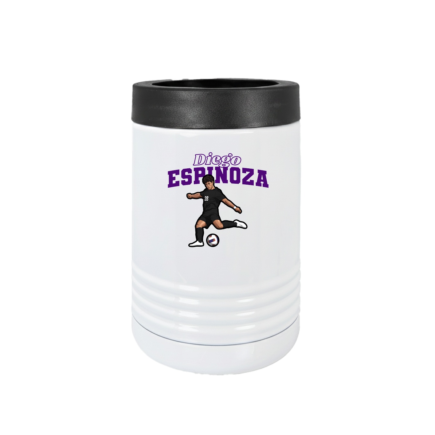 Beverage Holder — Name Arch in White
