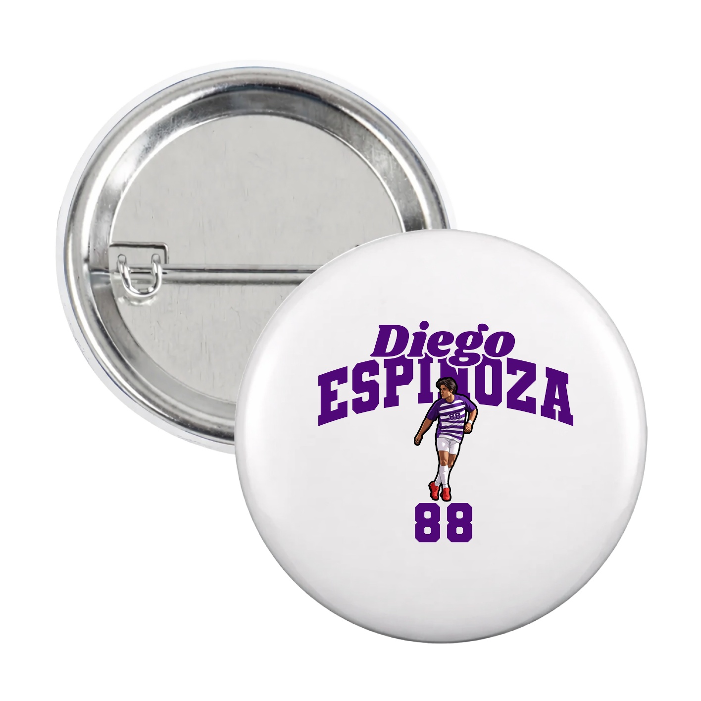 Game Day Button — Signature Arch in White