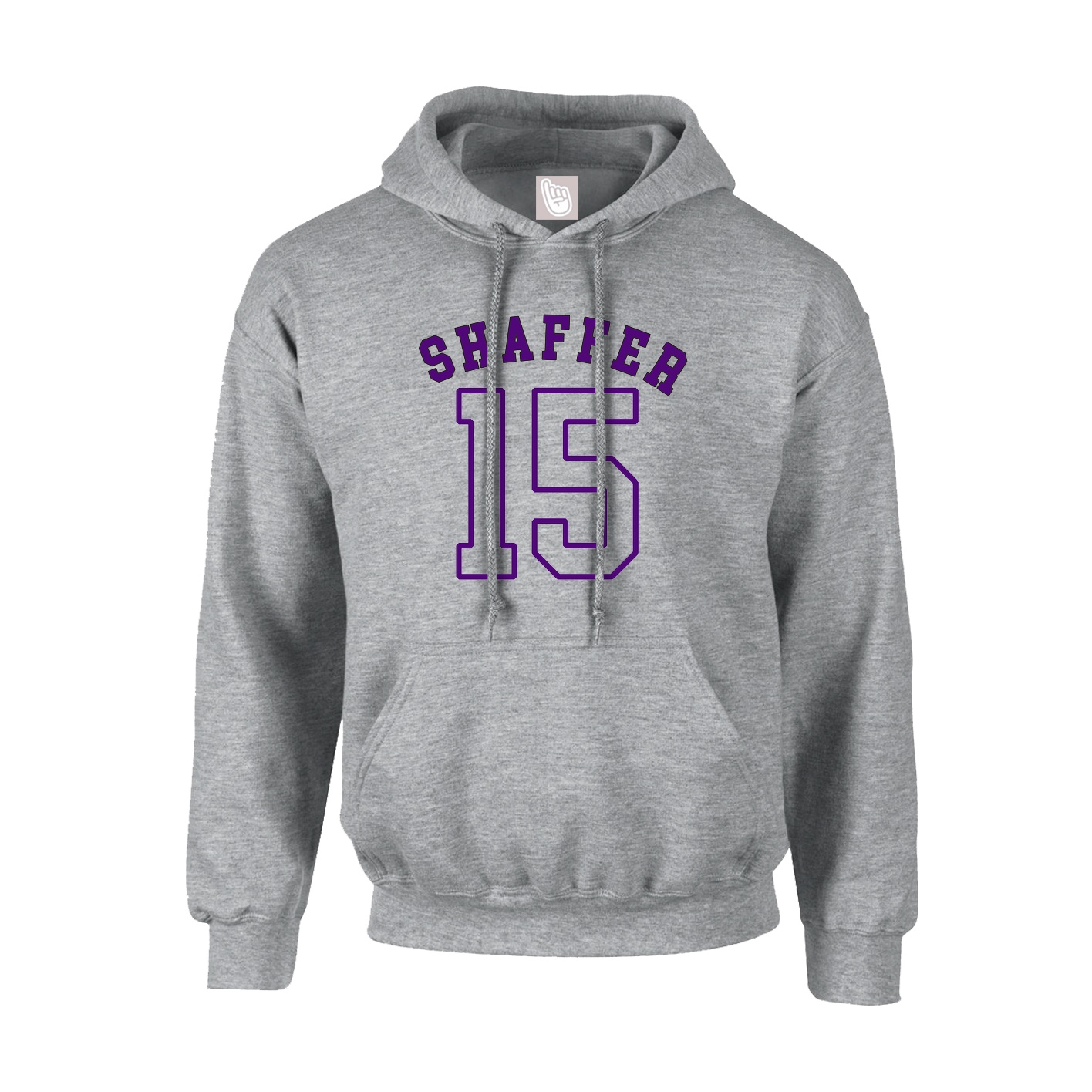 Youth Hoodie — Shirsey Arch in Grey