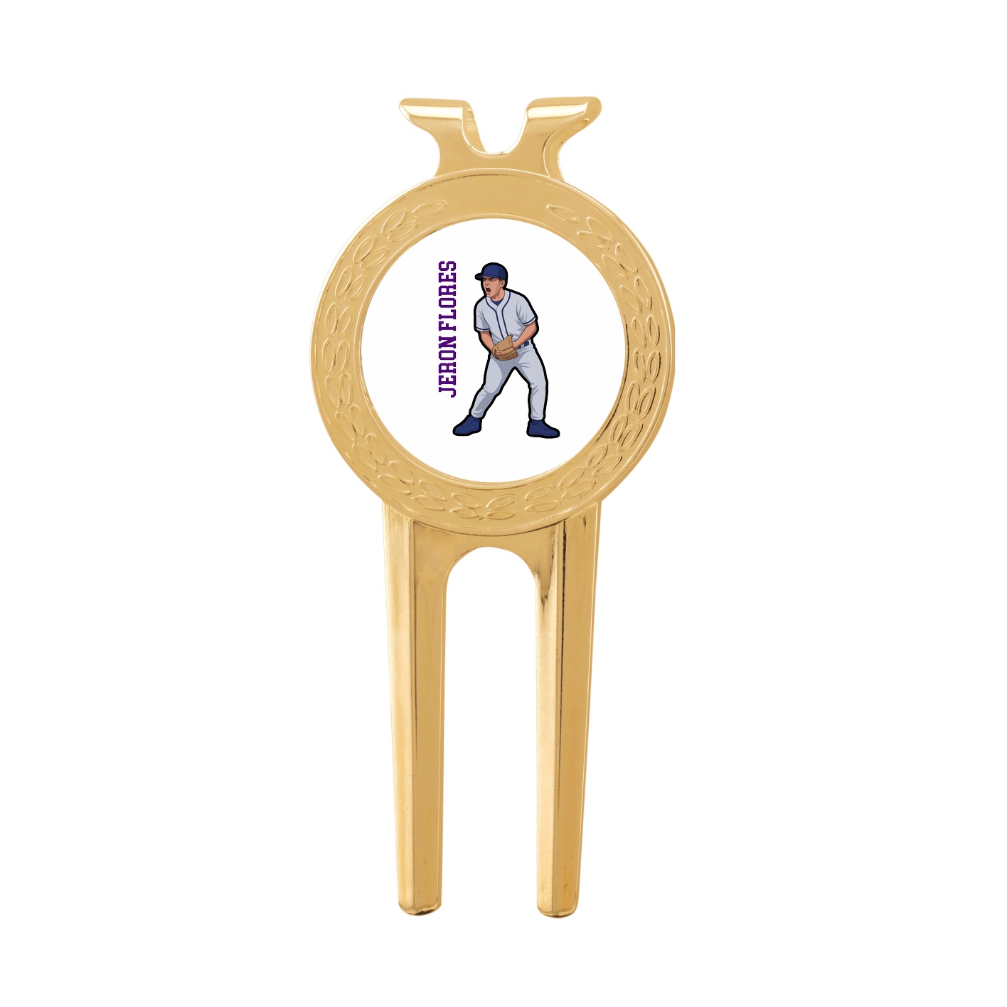 Divot Tool with Ball Marker — Name Vertical in Classic