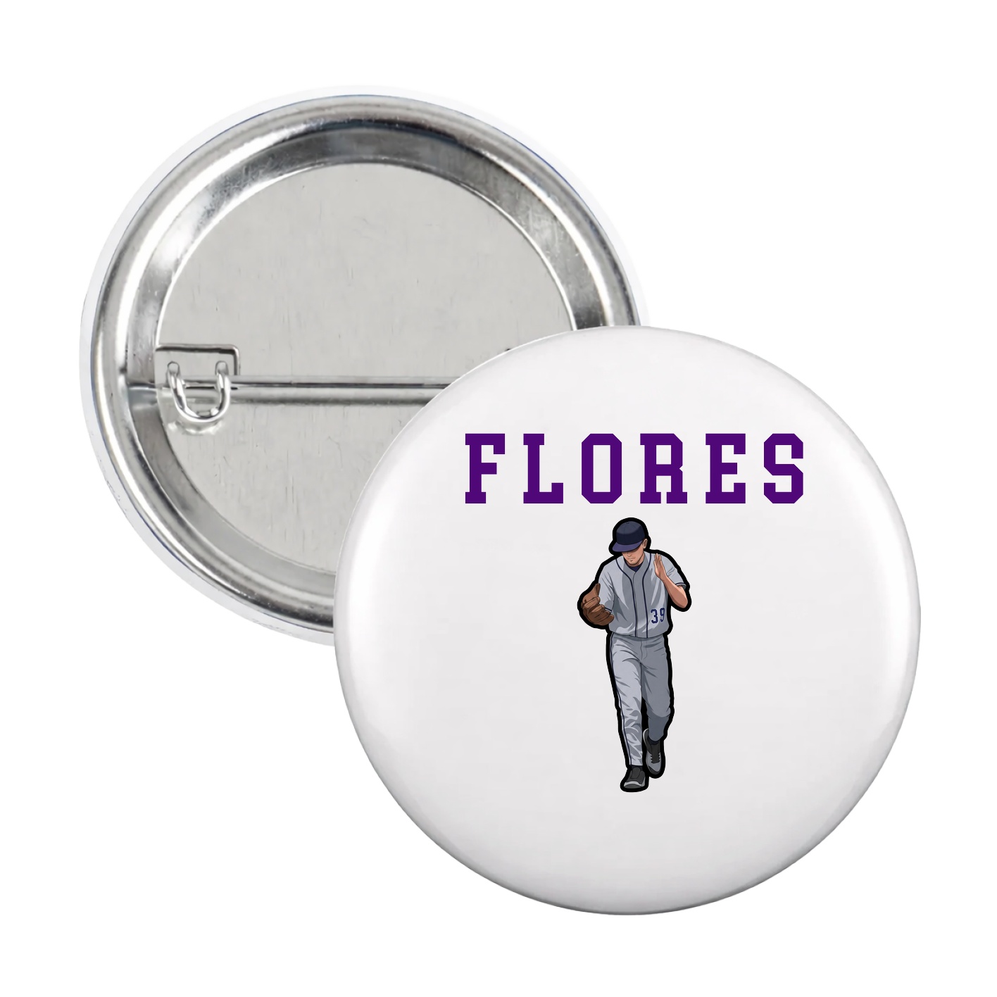 Game Day Button — Shirsey in White