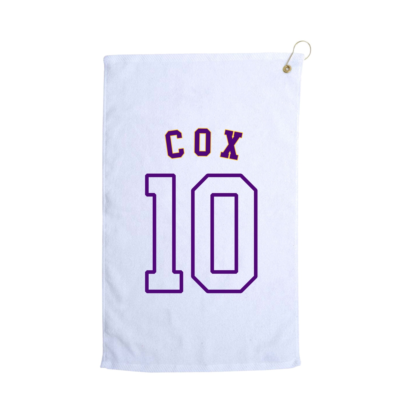 Golf Towel — Shirsey Arch in White