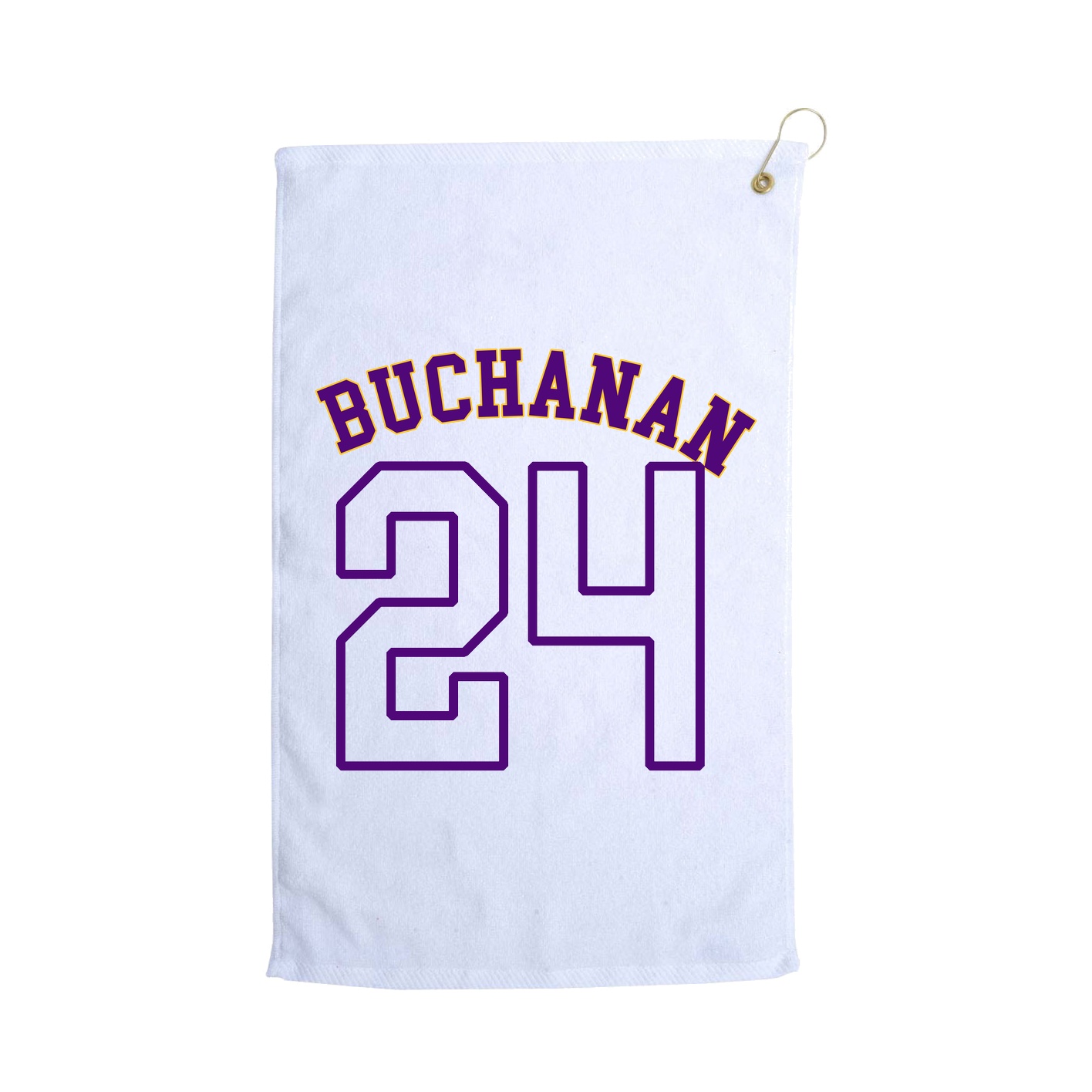Golf Towel — Shirsey Arch in White
