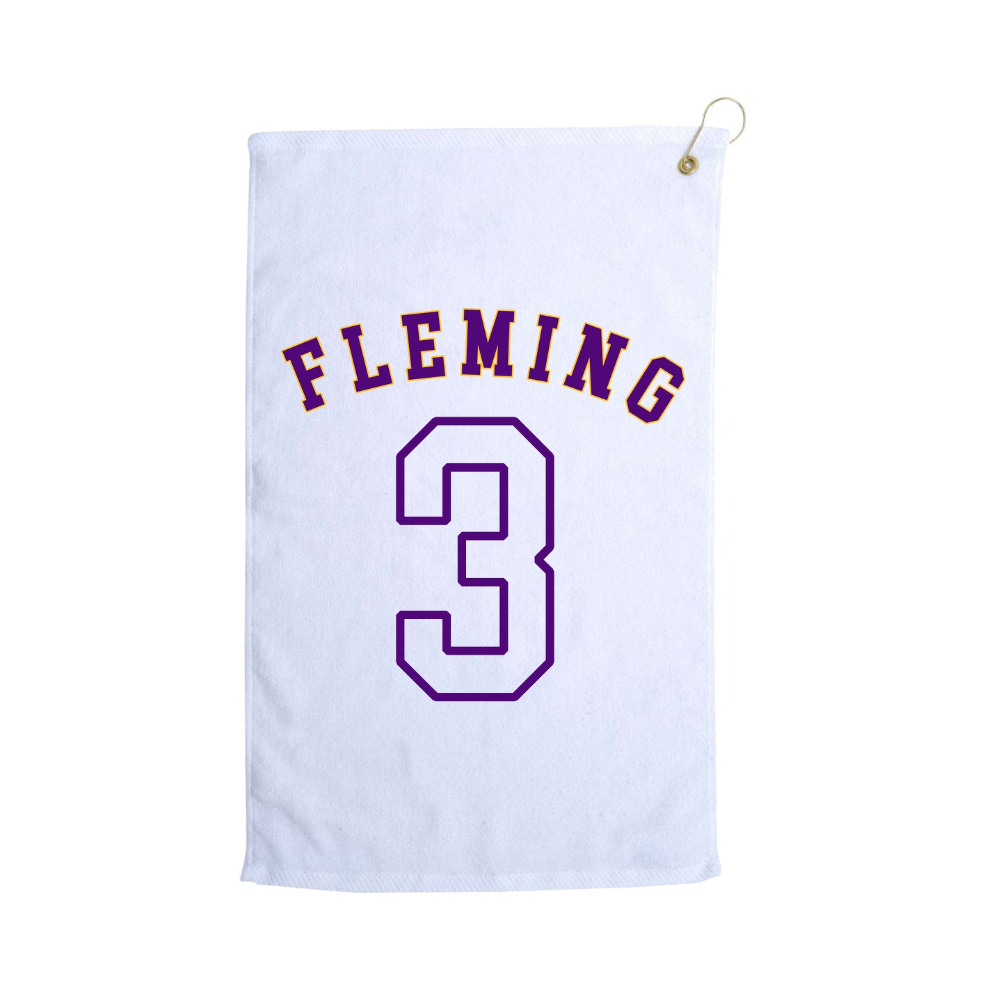 Golf Towel — Shirsey Arch in White