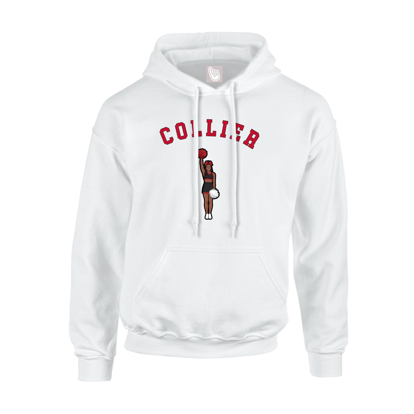 Hoodie — Shirsey Arch in White