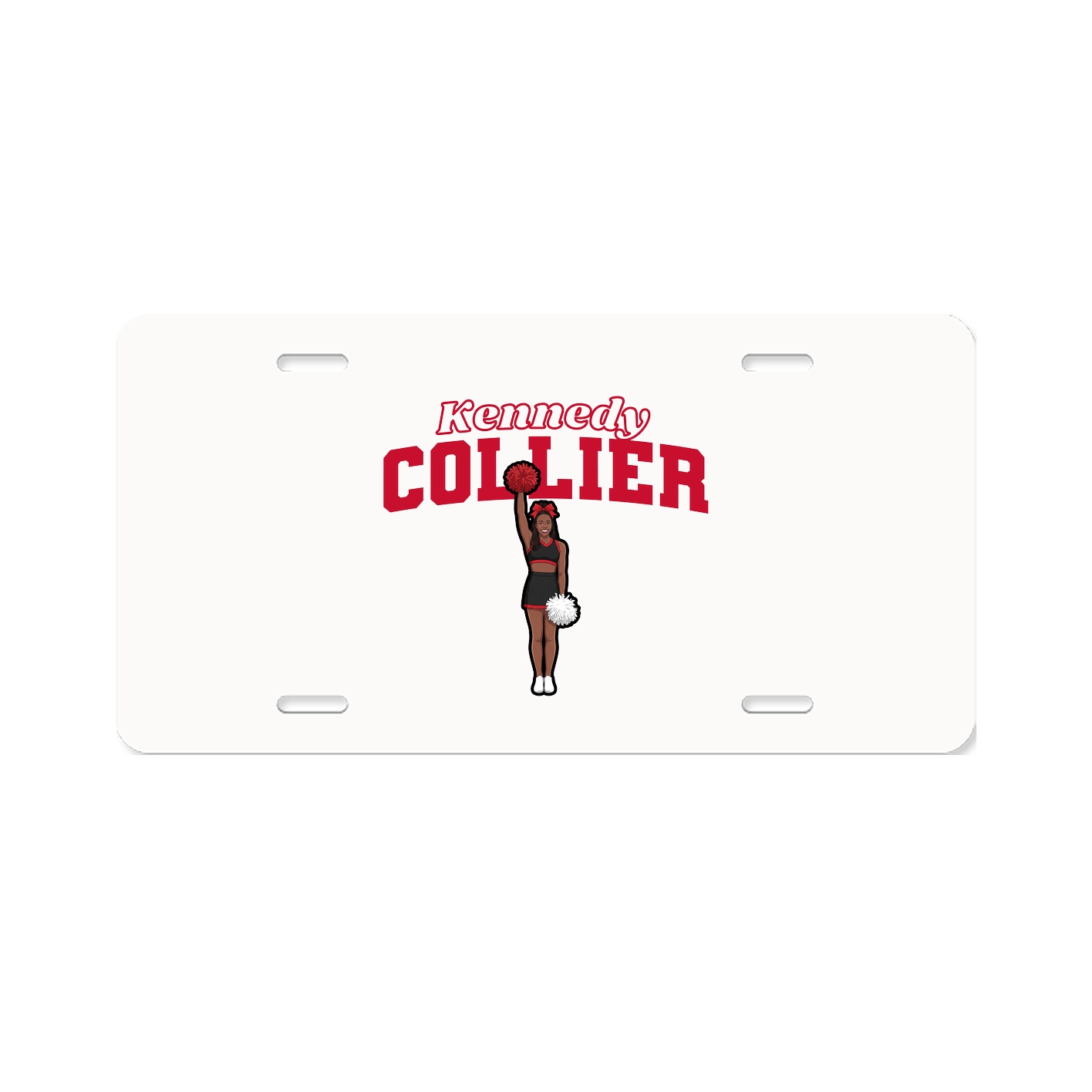 License Plate — Name Arch in Classic