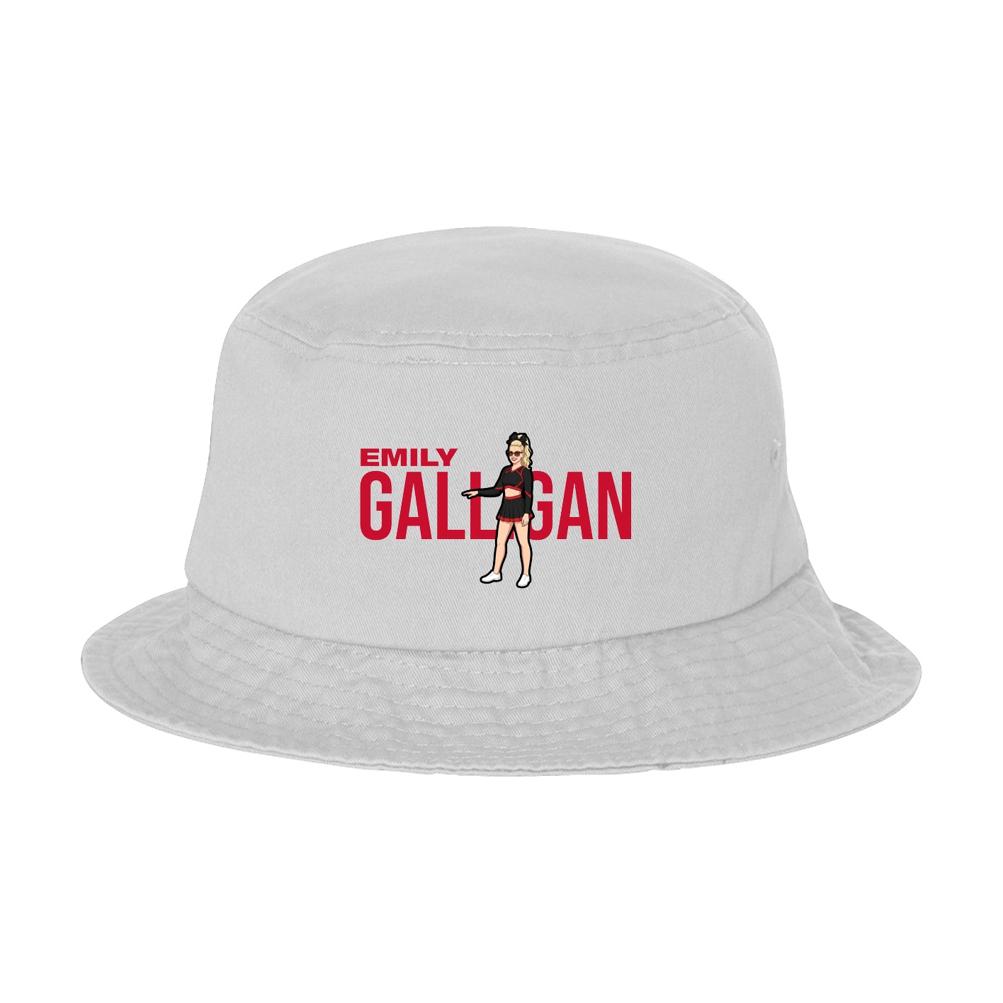 Bucket Cap — Player Name in White
