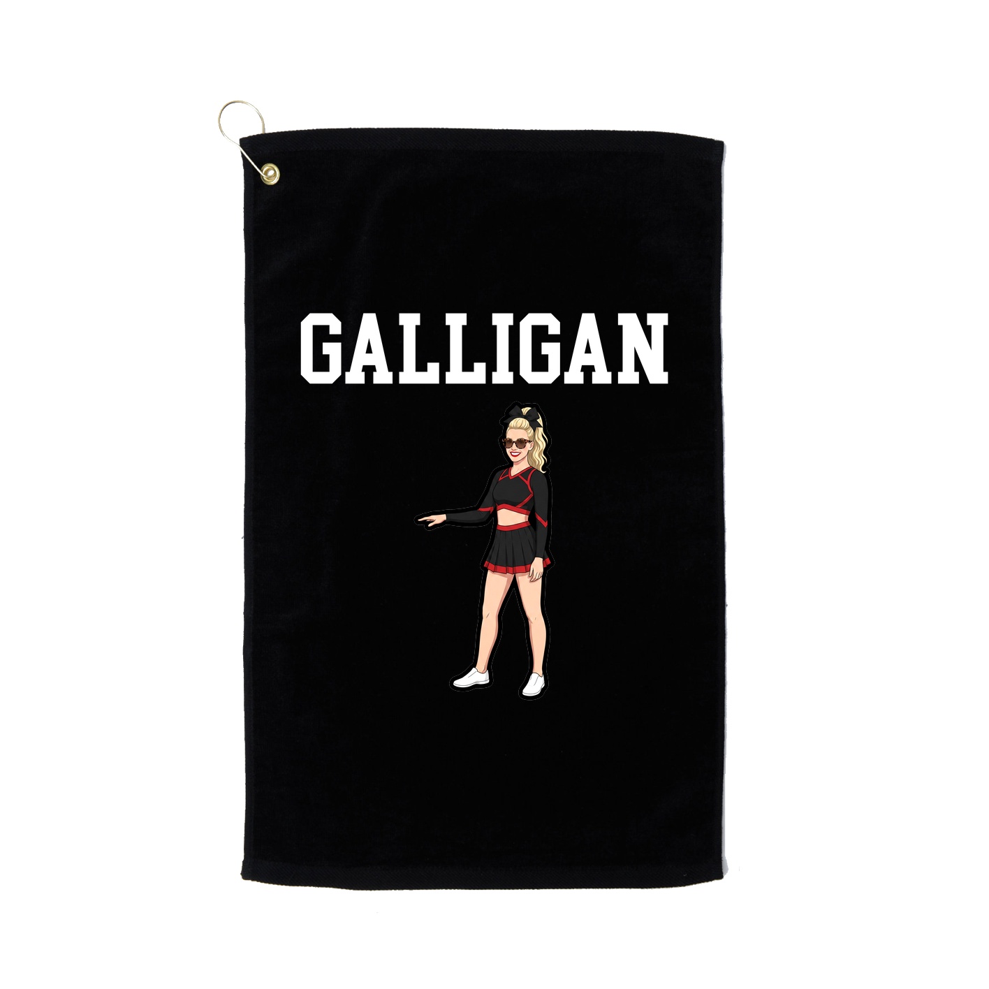 Golf Towel — Shirsey in Black