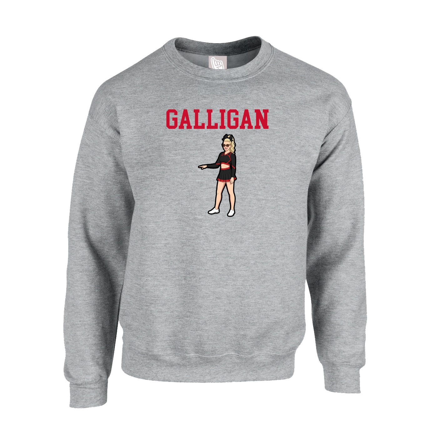 Fleece Crew — Shirsey in Grey