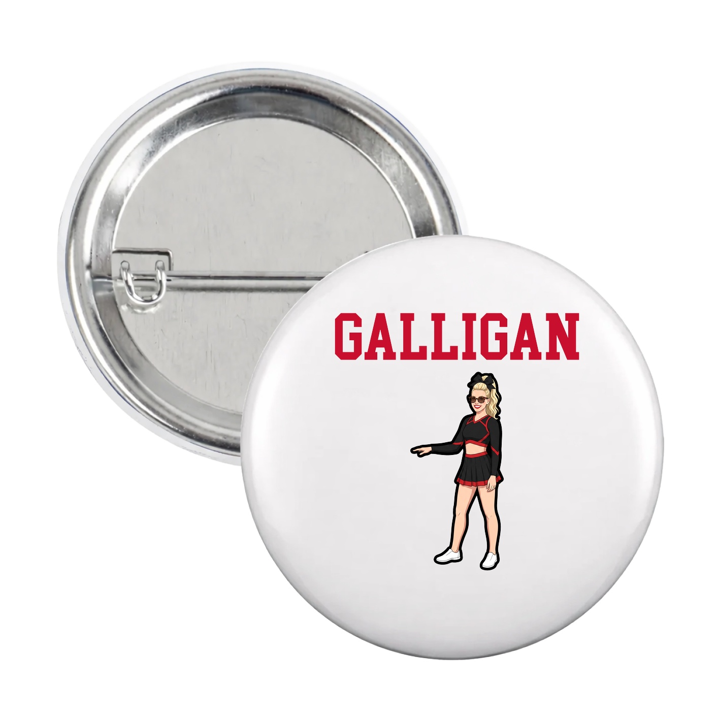 Game Day Button — Shirsey in White