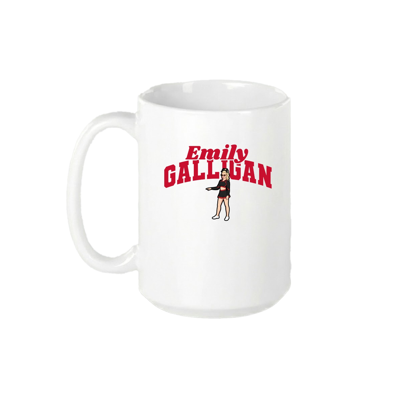 15oz Coffee Mug — Signature Arch in White
