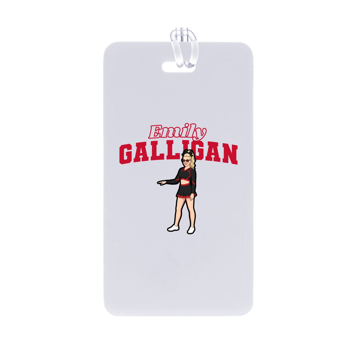 Bag Tag — Name Arch in Classic