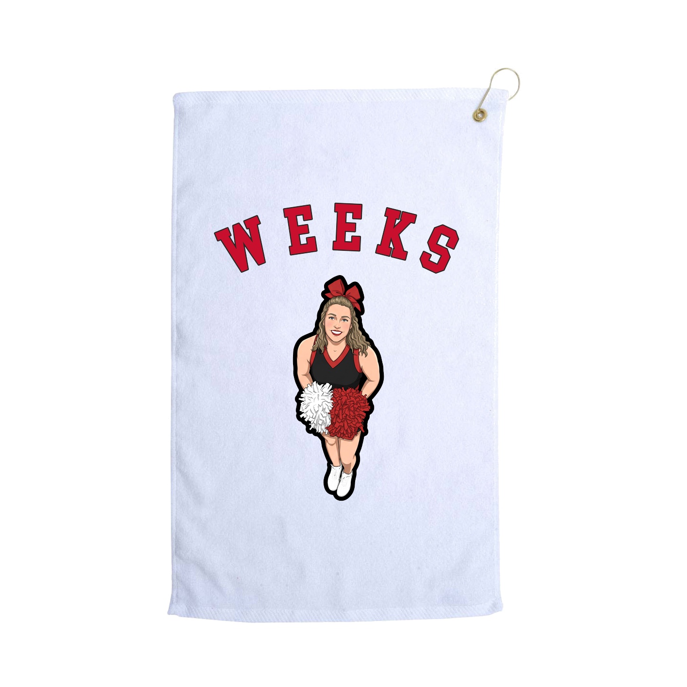 Golf Towel — Shirsey Arch in White
