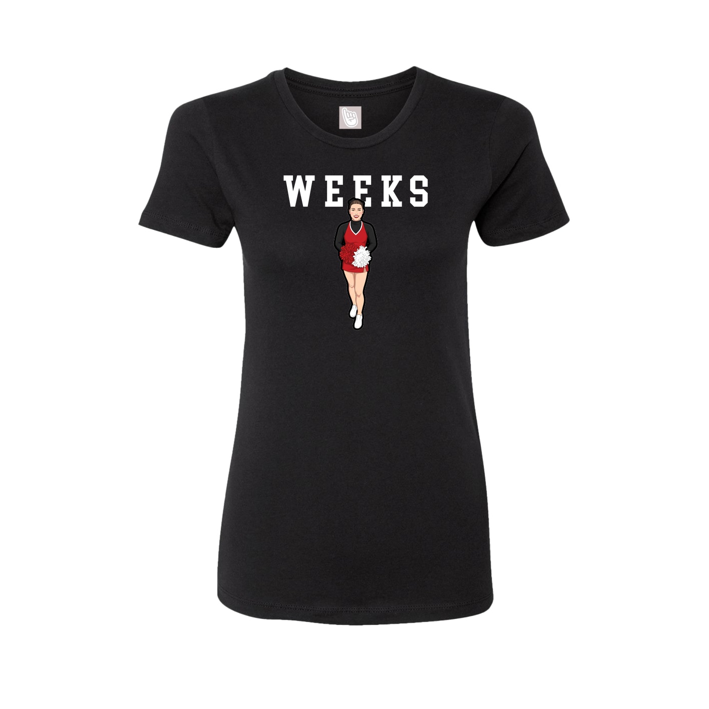 Fitted Women's Tee — Shirsey in Black