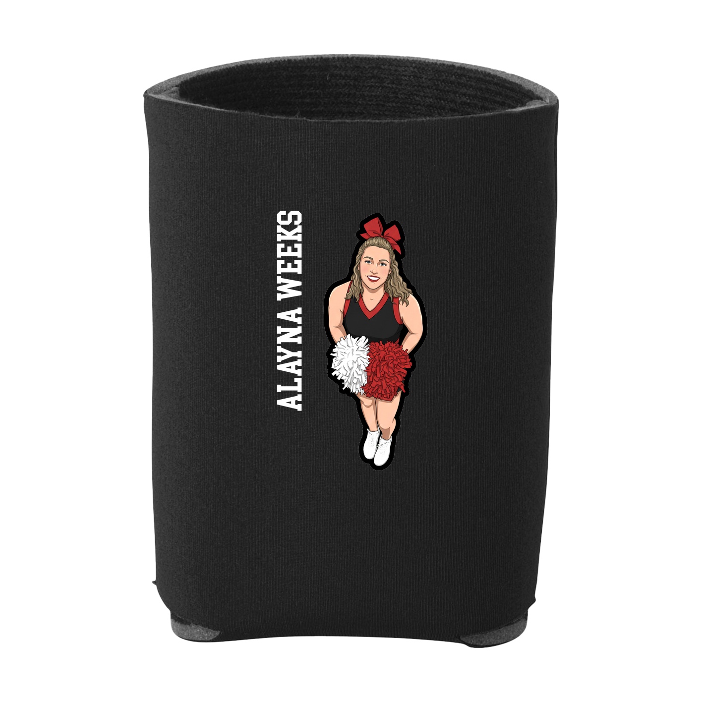 Can Holder — Name Vertical in Black