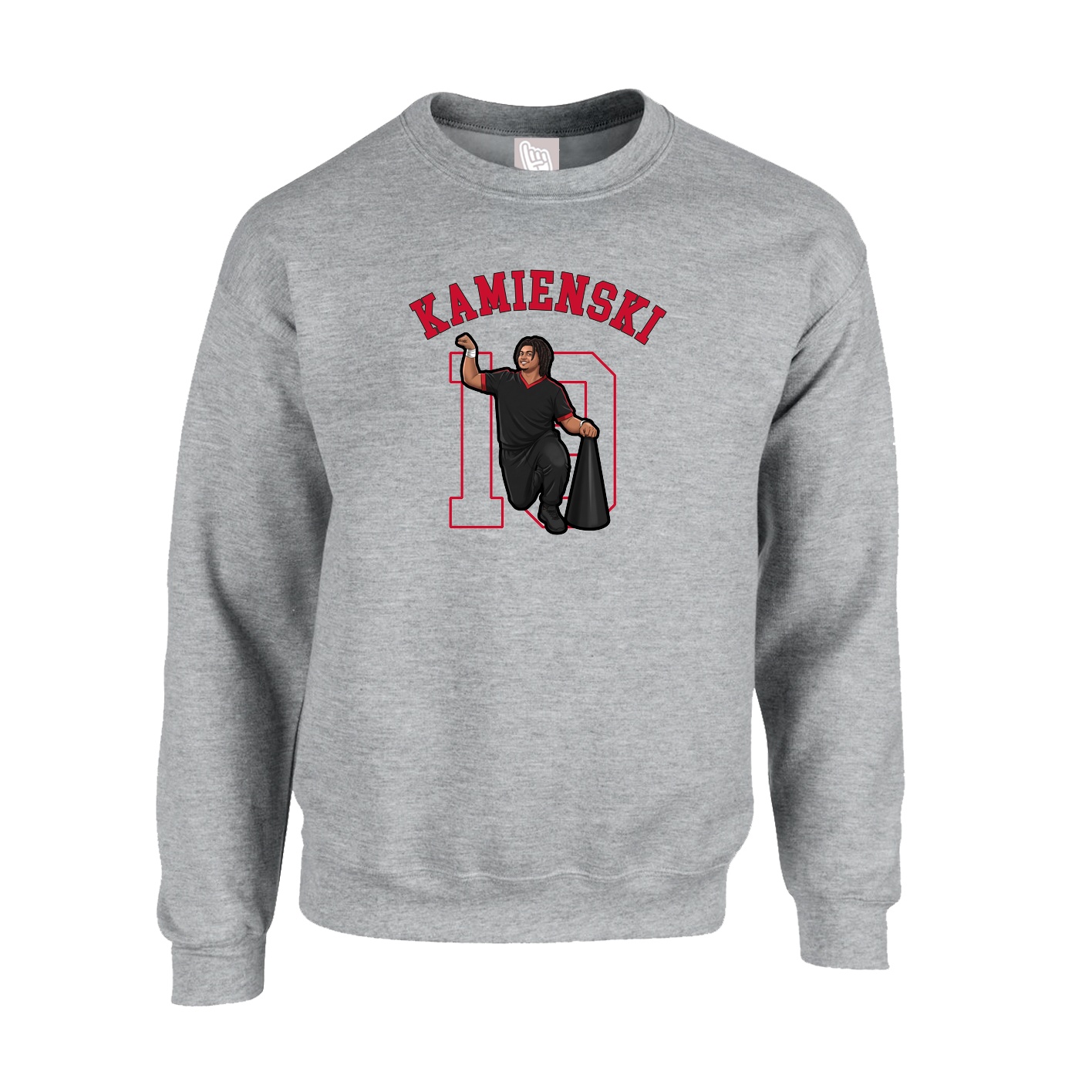 Fleece Crew — Shirsey Arch in Grey