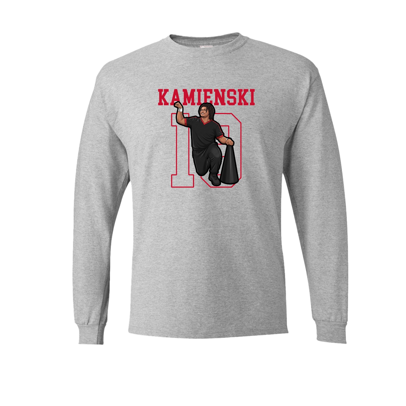 Long Sleeve Tee — Shirsey in Grey
