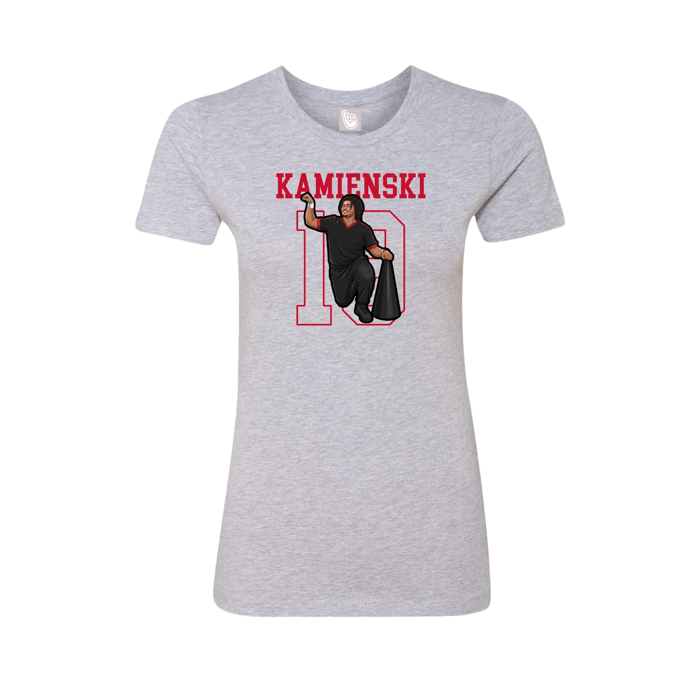 Fitted Women's Tee — Shirsey in Grey