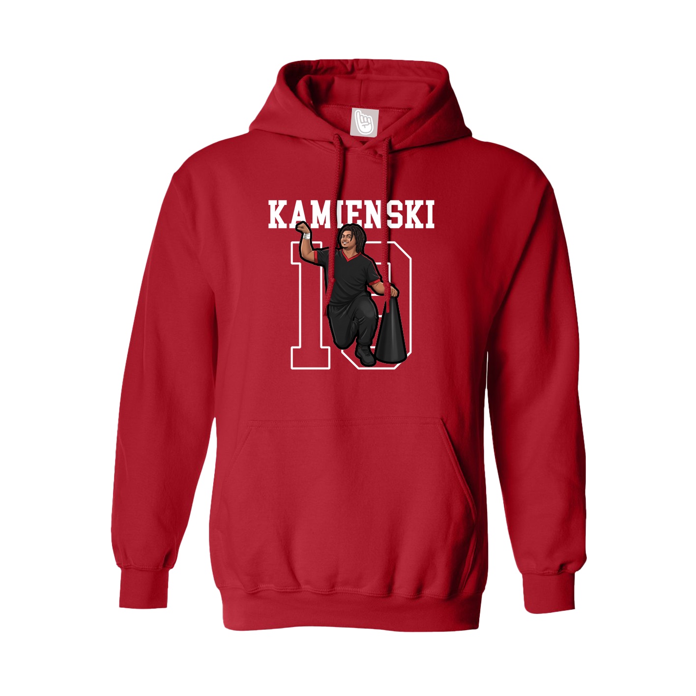 Hoodie — Shirsey in Red
