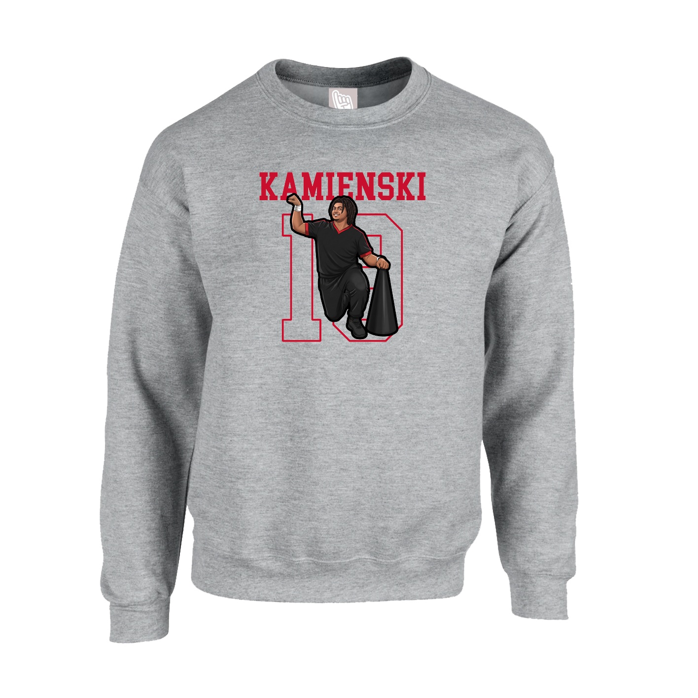 Fleece Crew — Shirsey in Grey