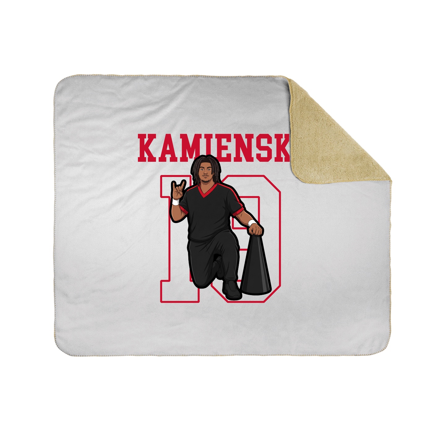 50x60 Sherpa Lined Throw Blanket