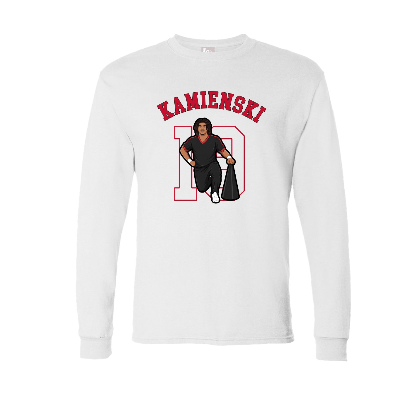 Long Sleeve Tee — Shirsey Arch in White