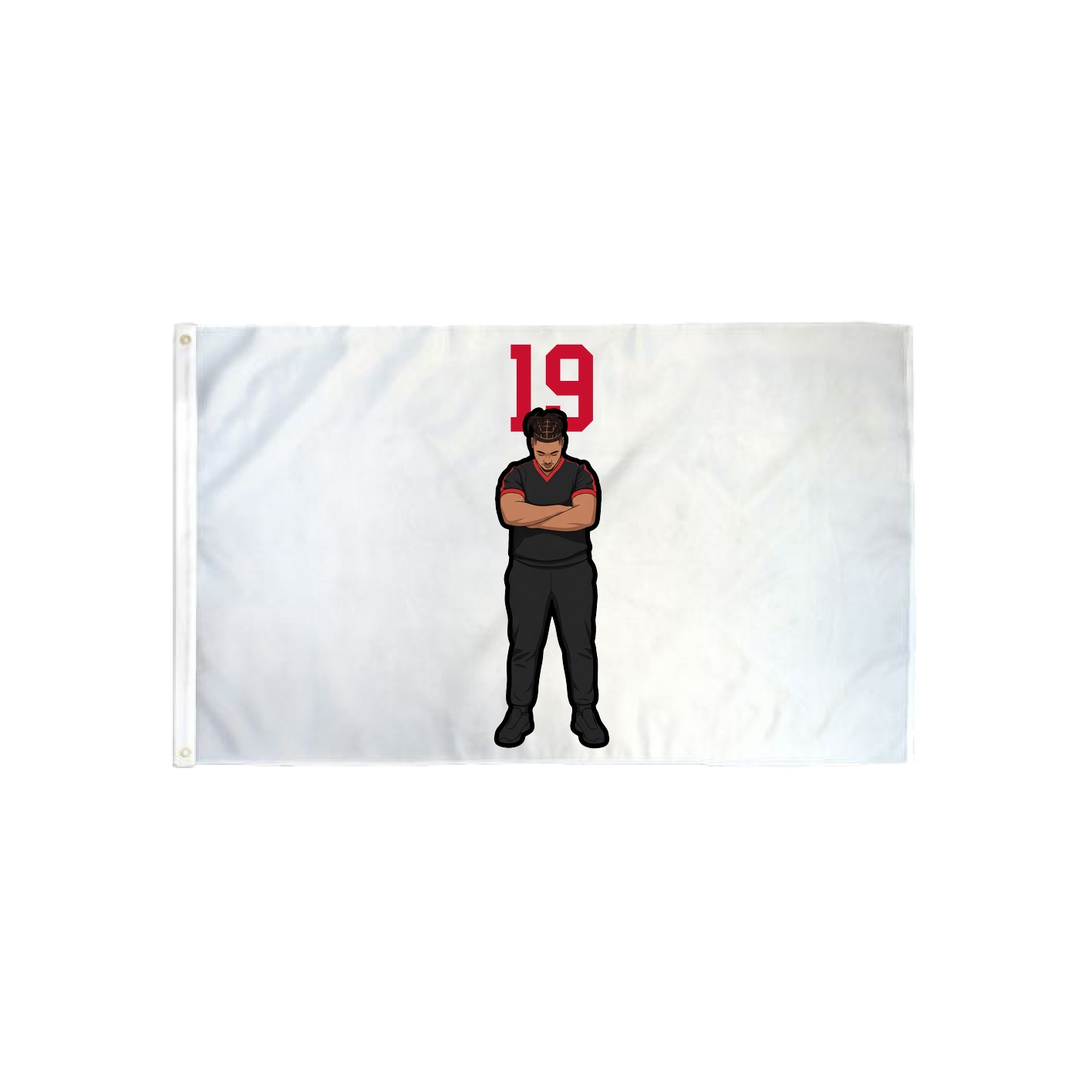 3x5 Flag — Number Top in Classic