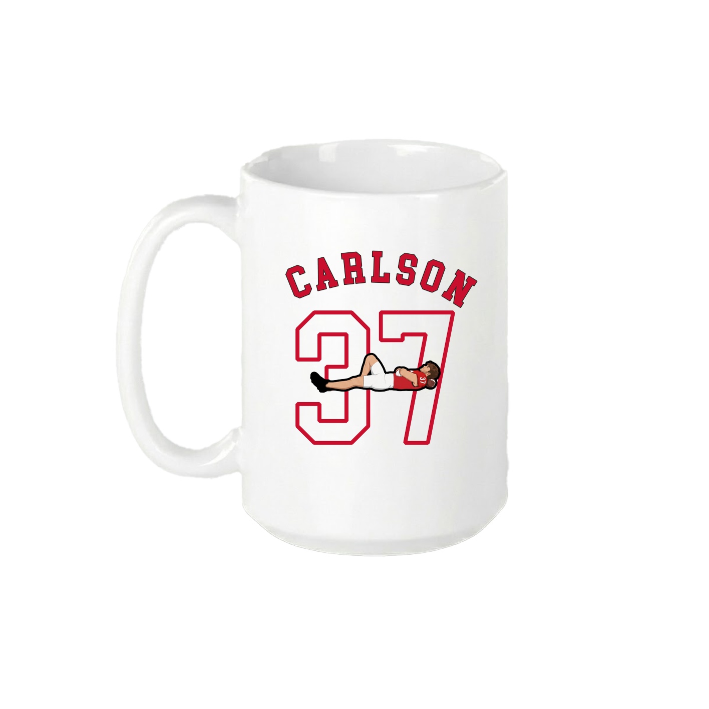 15oz Coffee Mug — Shirsey Arch in White