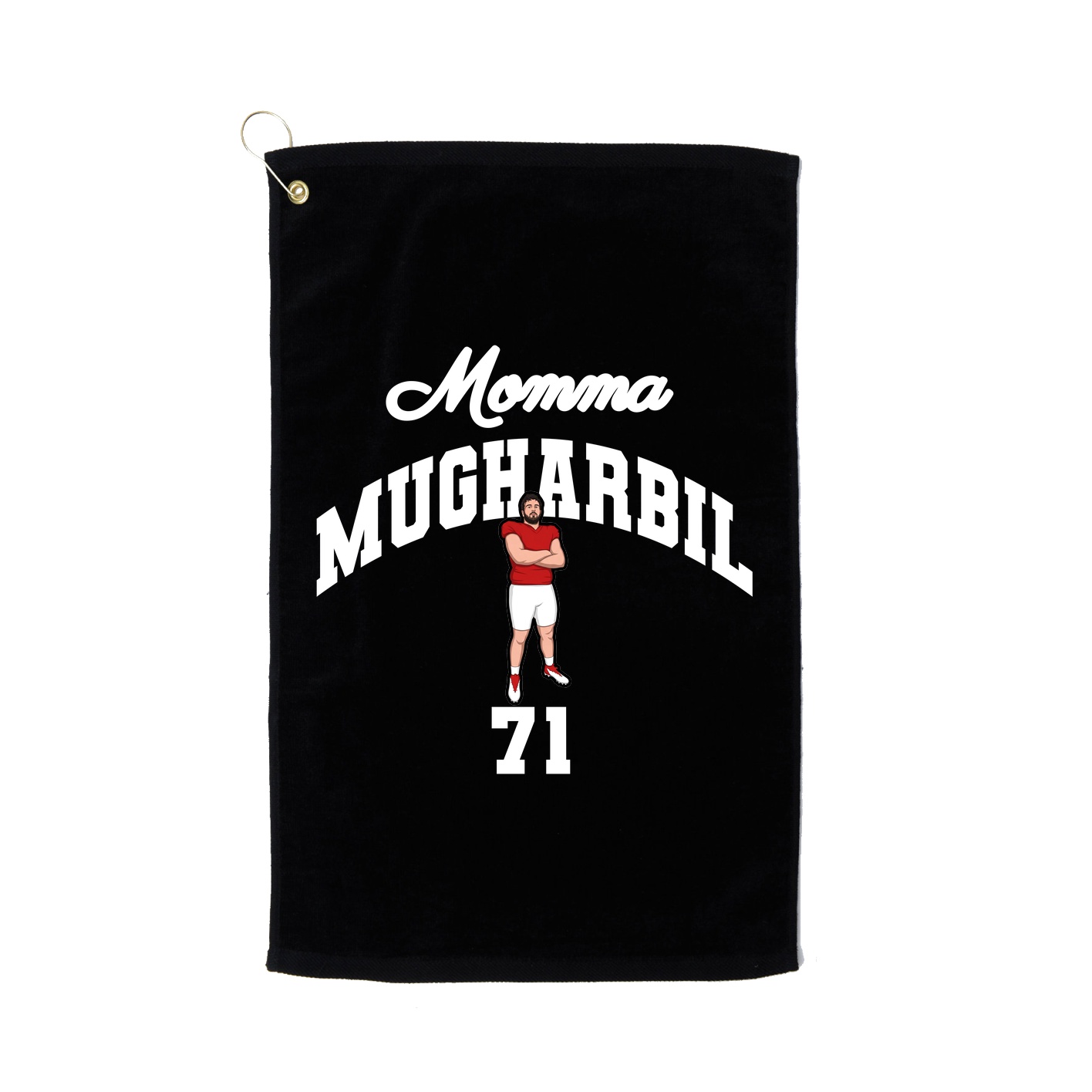 Golf Towel — Mothers Day Arch in Black