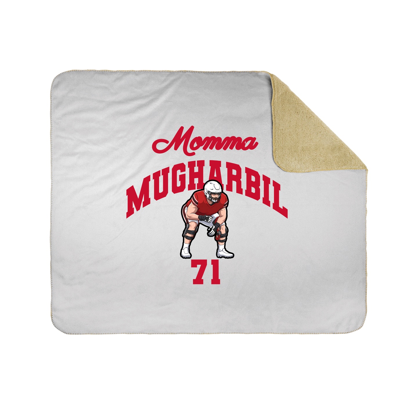 Throw Blanket — Mothers Day Arch in White