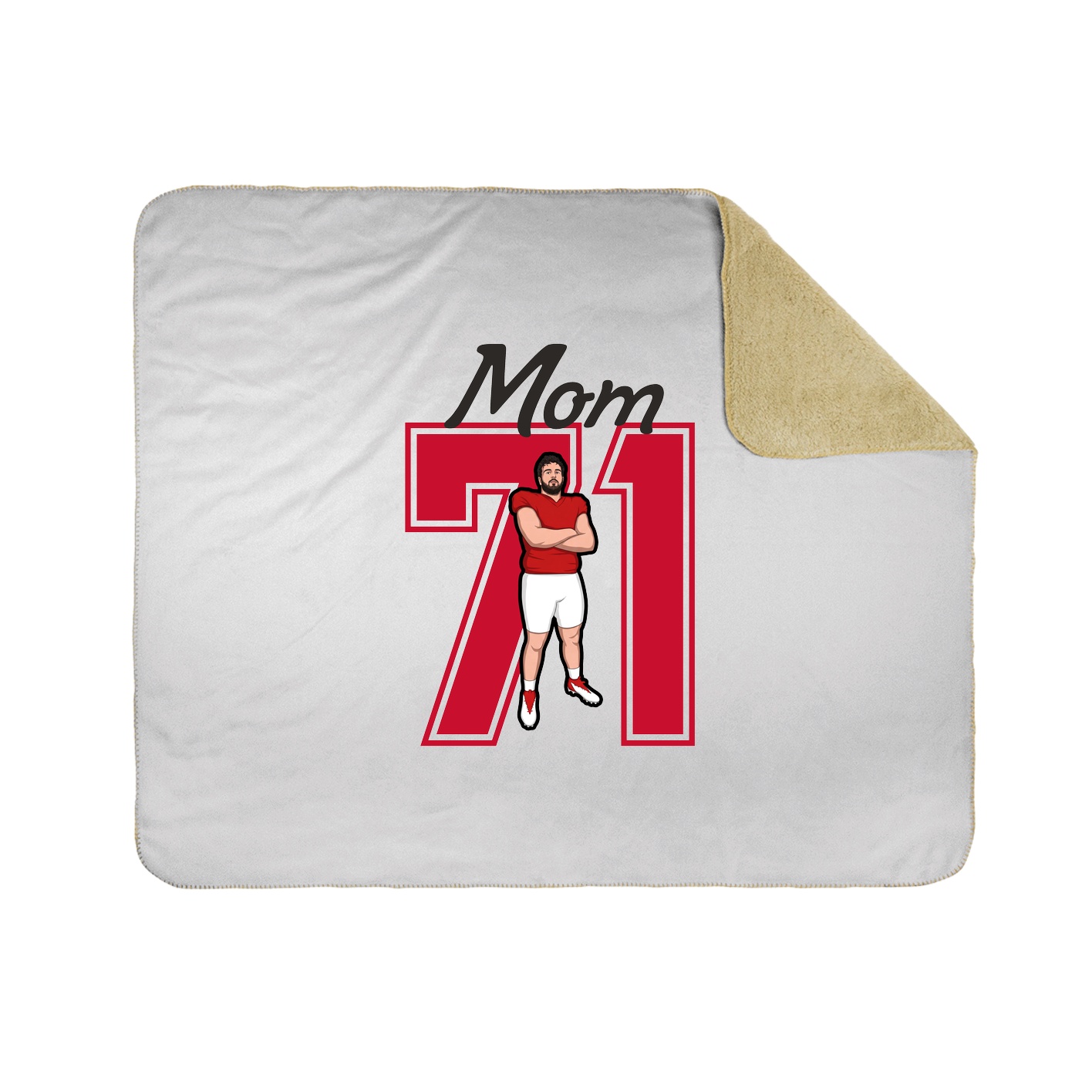 Throw Blanket — Mothers Day Shirsey in White