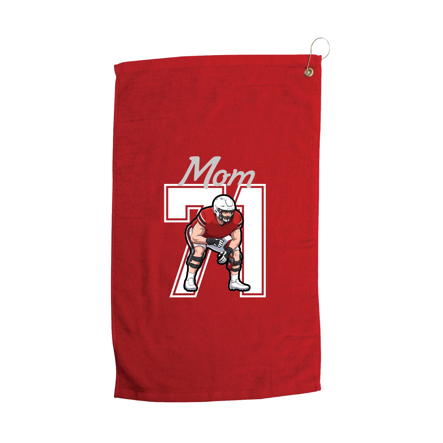 Golf Towel — Mothers Day Shirsey in Red