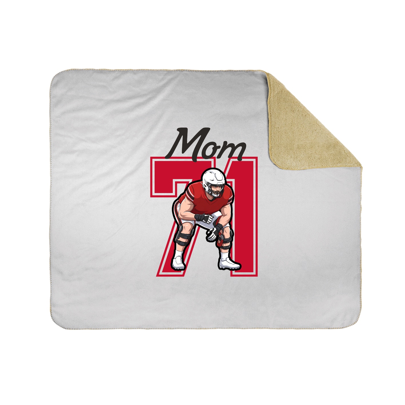Throw Blanket — Mothers Day Shirsey in White