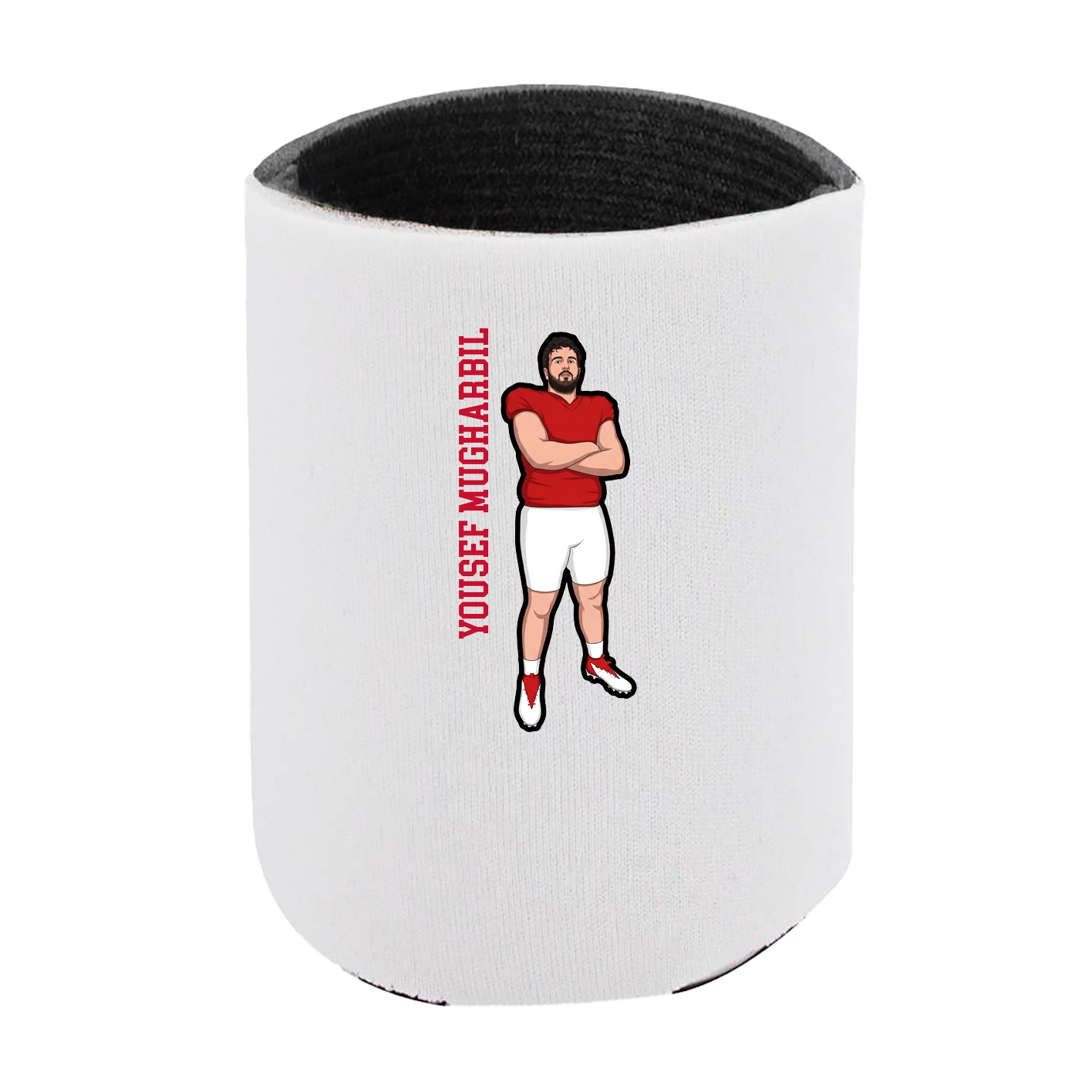 Can Holder — Name Vertical in White