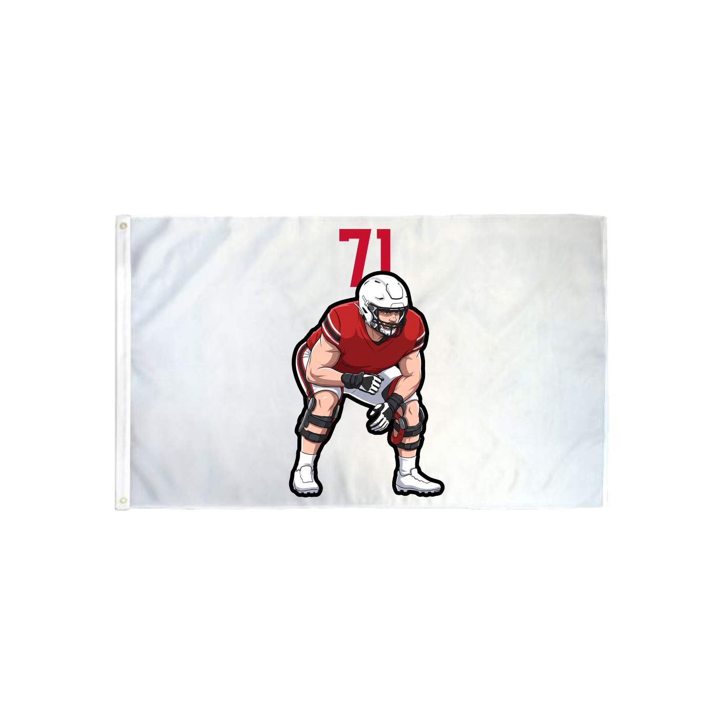3x5 Flag — Number Top in Classic