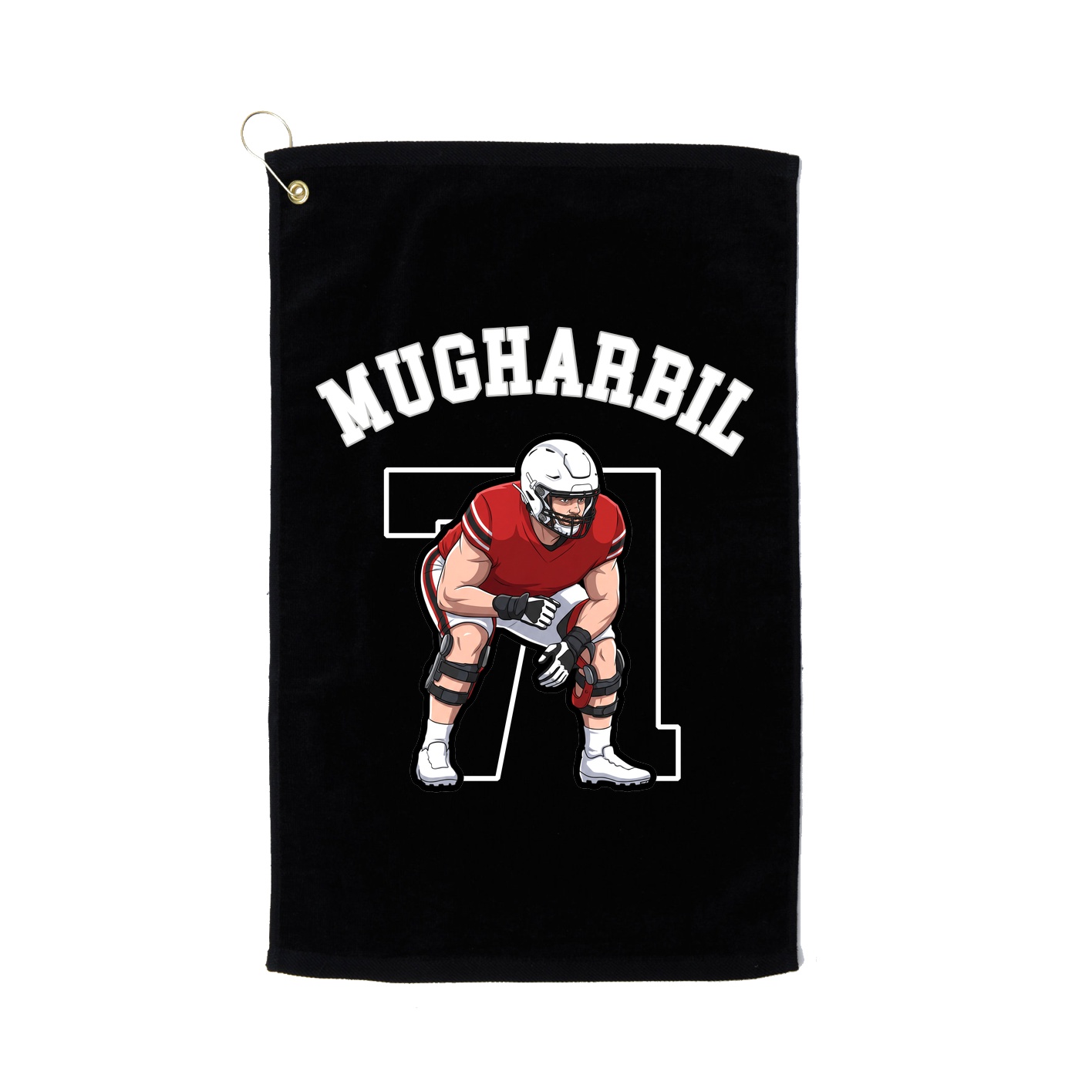 Golf Towel — Shirsey Arch in Black