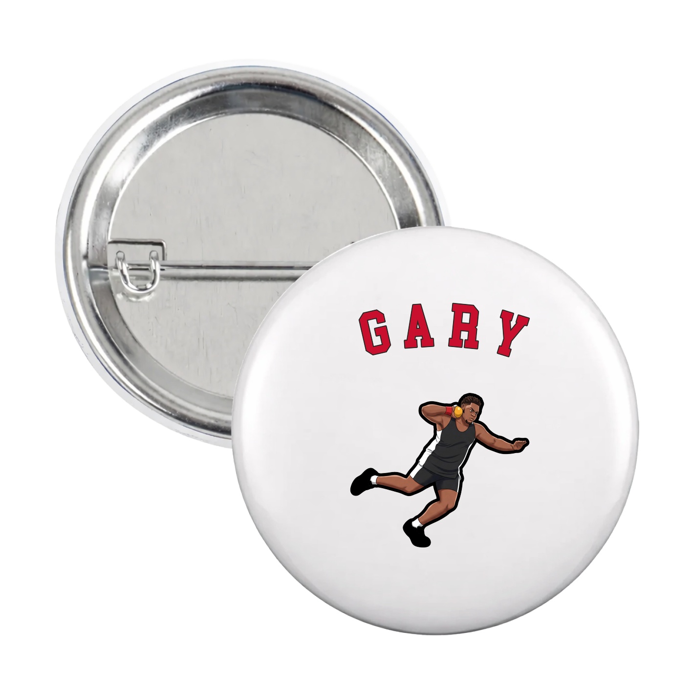Game Day Button — Shirsey Arch in White