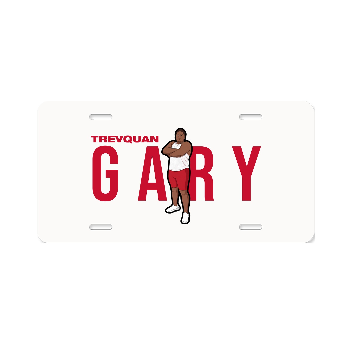 License Plate — Player Name in Classic